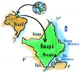 Mapa da regi�o