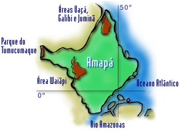 mapa da regi�o